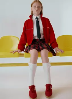 Гольфы с бантиками для девочек, Белый