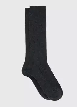 Гольфы в рубчик, Серый