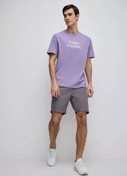 Хлопковые шорты, Серый