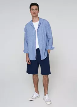 Хлопковые шорты, Синий