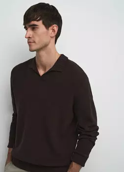 Хлопковый джемпер, Коричневый