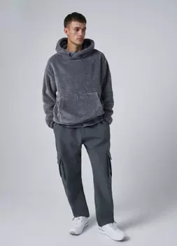 Худи из флиса, Серый