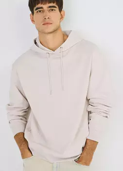 Худи из хлопка, Белый