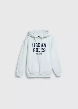 Худи с принтом для мальчиков, Бежевый