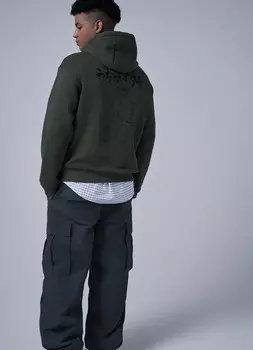 Худи с принтом, Зеленый