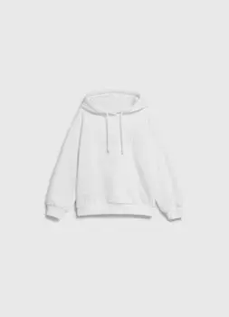 Худи с вышивкой для девочек, Белый