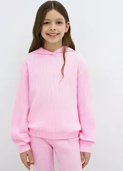 Худи с вышивкой для девочек, Розовый