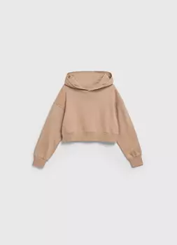 Худи свободное для девочек, Бежевый