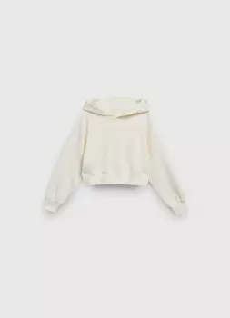 Худи свободное для девочек, Бежевый