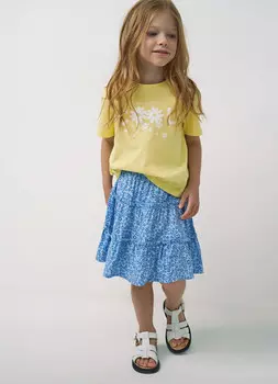 Юбка для девочек, Голубой