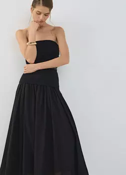 Юбка миди, Черный