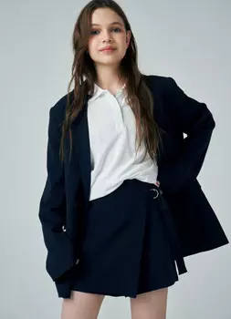 Юбка-шорты для девочек, Синий