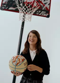 Кардиган для девочек, Черный