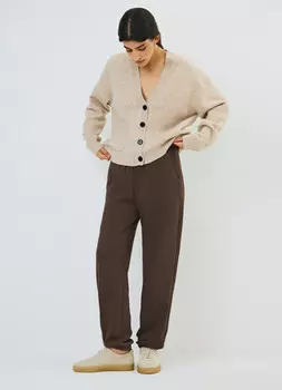 Кардиган из мягкой пряжи с шерстью, Бежевый