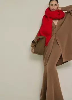 Кардиган оверсайз на пуговицах, Бежевый