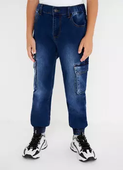 Карго-джоггеры для мальчиков, Синий