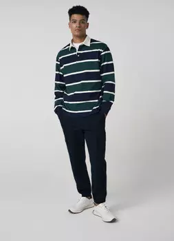 Карго-джоггеры из твила, Синий