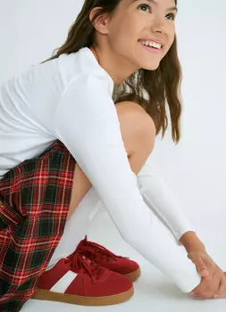 Кеды для девочек, Красный