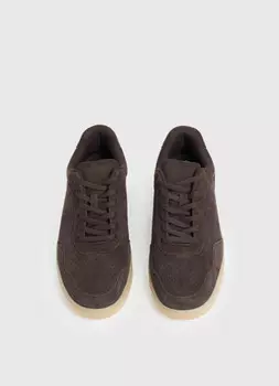 Кеды из натуральной замши, Коричневый