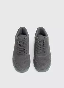 Кеды из натуральной замши, Серый