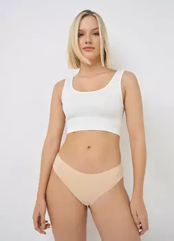 Классические трусы-брифы, 2 шт., Бежевый