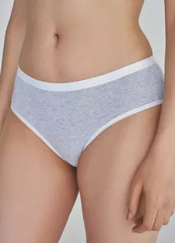 Классические трусы-брифы, 3 шт., Серый