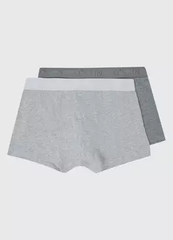 Классические трусы-транки, 2 шт., Серый