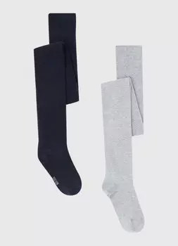 Колготки для девочек, 2 шт., Синий