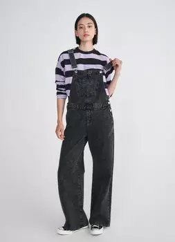 Комбинезон из денима, Серый