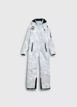 Комбинезон с капюшоном для девочек, Серый