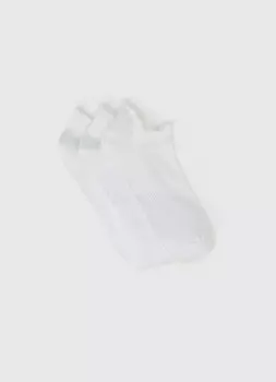 Короткие носки для фитнеса, 3 пары, Белый