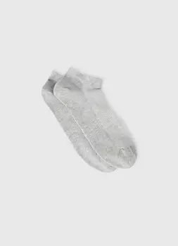 Короткие носки с поддержкой стопы, Серый