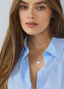 Кулон в виде сердца, Мультицвет