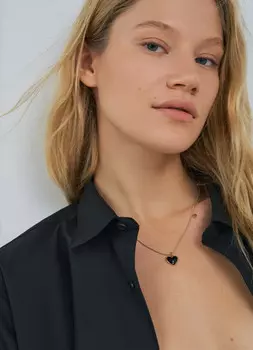 Кулон в виде сердца, Мультицвет