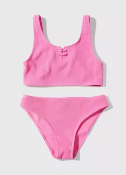 Купальник для девочек, Красный