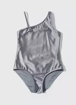 Купальник для девочек, Серебряный