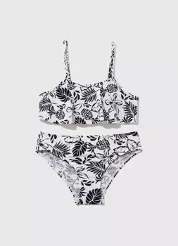 Купальный костюм для девочек, Белый