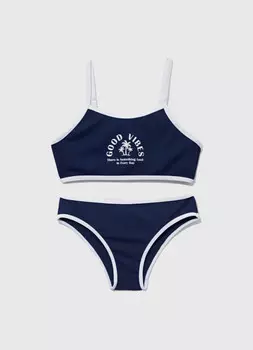 Купальный костюм для девочек, Синий