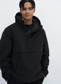Куртка-анорак с капюшоном, Черный