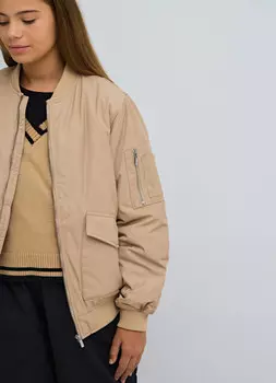 Куртка для девочек, Бежевый