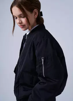 Куртка для девочек, Черный