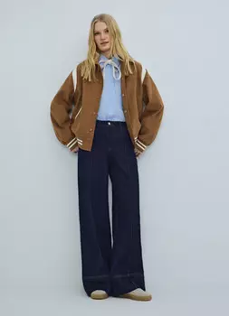 Куртка из искусственной замши, Желтый