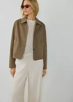 Куртка из плащевой ткани, Бежевый