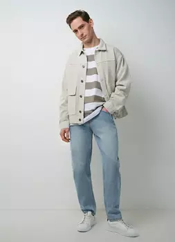 Куртка из плотного твила, Бежевый