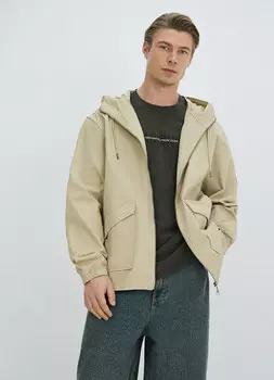 Куртка из твила, Бежевый