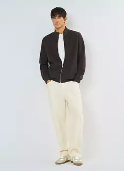 Куртка на молнии, Коричневый