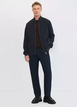 Куртка на молнии, Синий