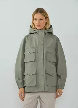 Куртка оверсайз на кулиске, Желтый