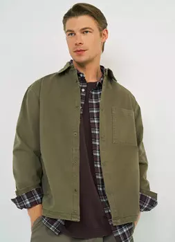 Куртка-рубашка из твила, Желтый