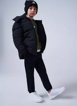 Куртка утеплённая для мальчиков, Черный